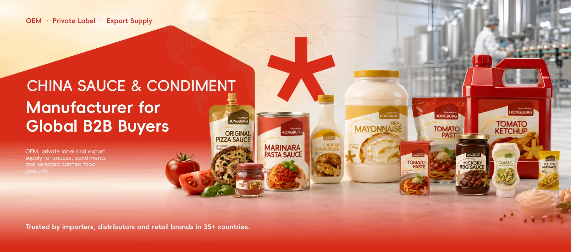 China Sauce & Condiment Tillverkare för globala B2B-köpare