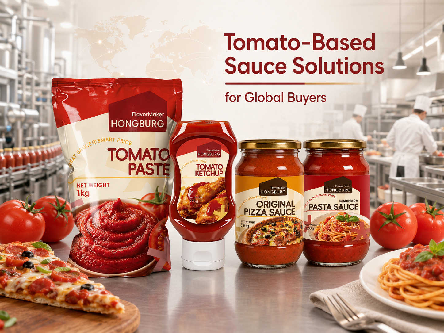 Varför blir tomatbaserade såser mer specialiserade för köpare?