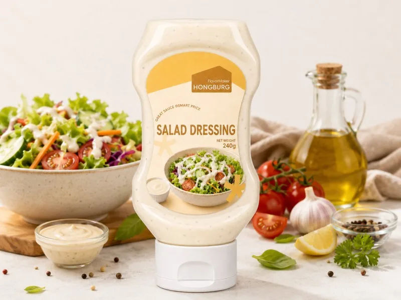 Klassisk salladsdressing med balanserad smak