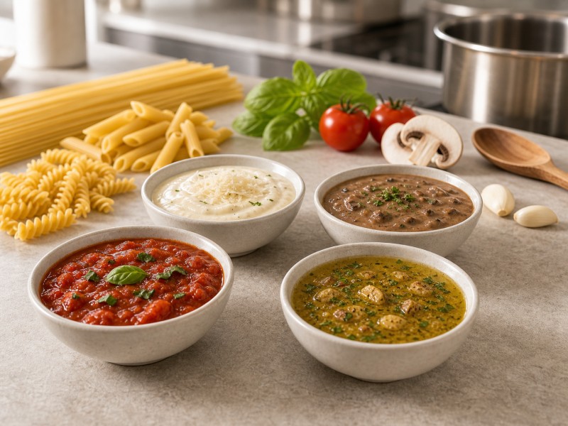 Smakfulla specialpastasåser för mångsidig matlagning