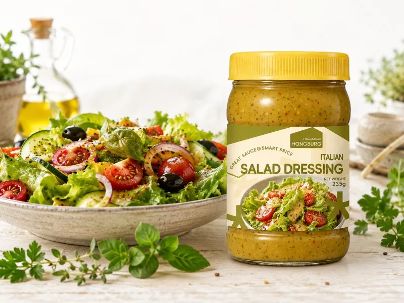 Italiensk örtsalladsdressing med rik smak