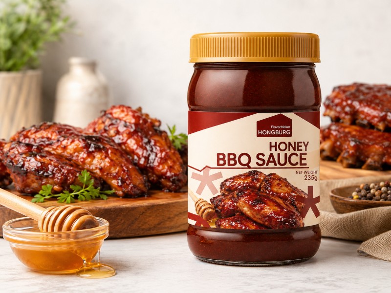 Söt rik honung BBQ-sås